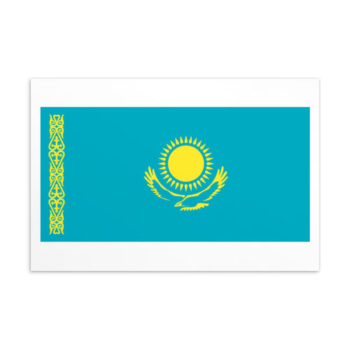 National Flag Postcards - Collection 1 Kazakhstan / 4×6