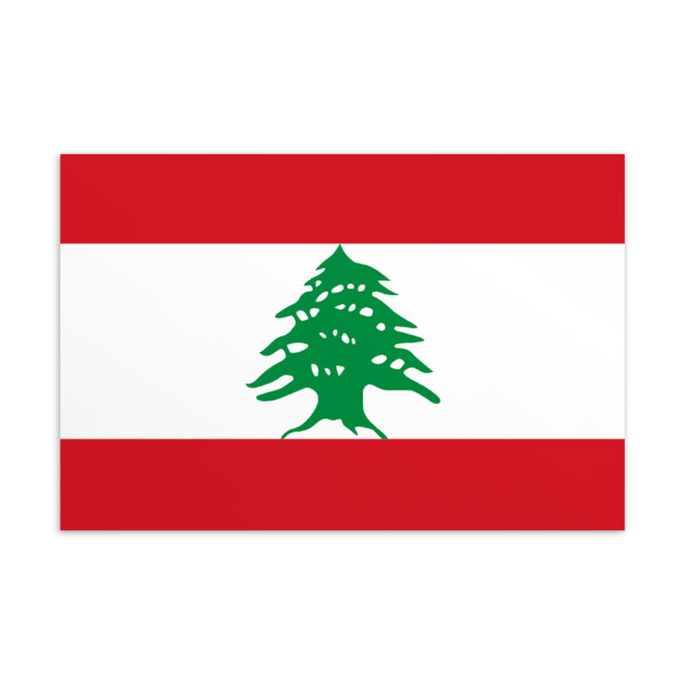National Flag Postcards - Collection 1 Lebanon postcard