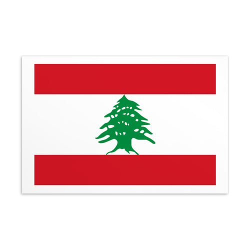 National Flag Postcards - Collection 1 Lebanon / 4×6