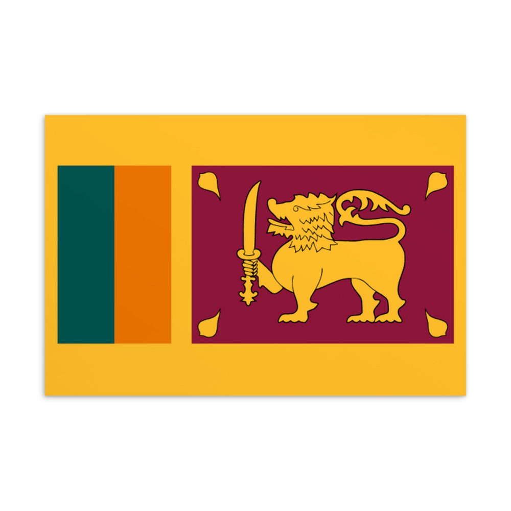 National Flag Postcards - Collection 2 Sri Lanka postcard