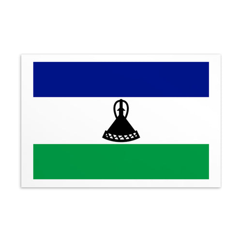 National Flag Postcards - Collection 2 Lesotho / 4×6