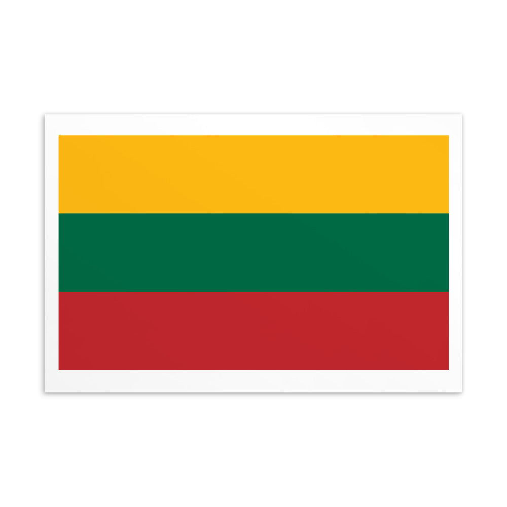 National Flag Postcards - Collection 2 Lithuania postcard