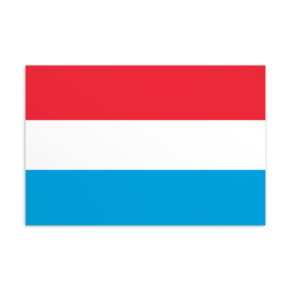 National Flag Postcards - Collection 2 Luxembourg postcard