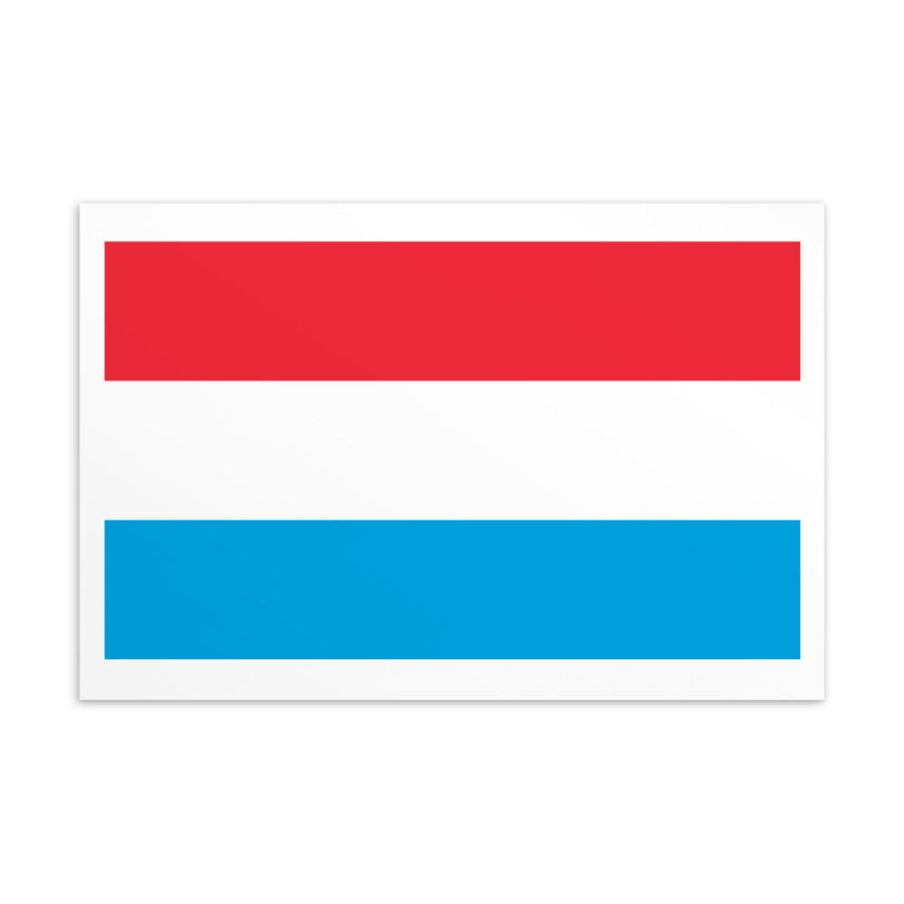 National Flag Postcards - Collection 2 Luxembourg postcard