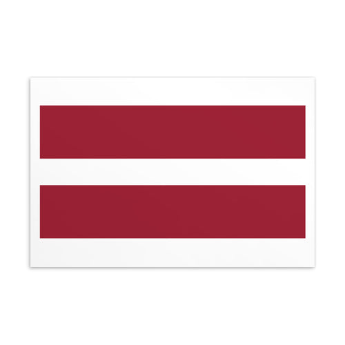 National Flag Postcards - Collection 2 Latvia / 4×6