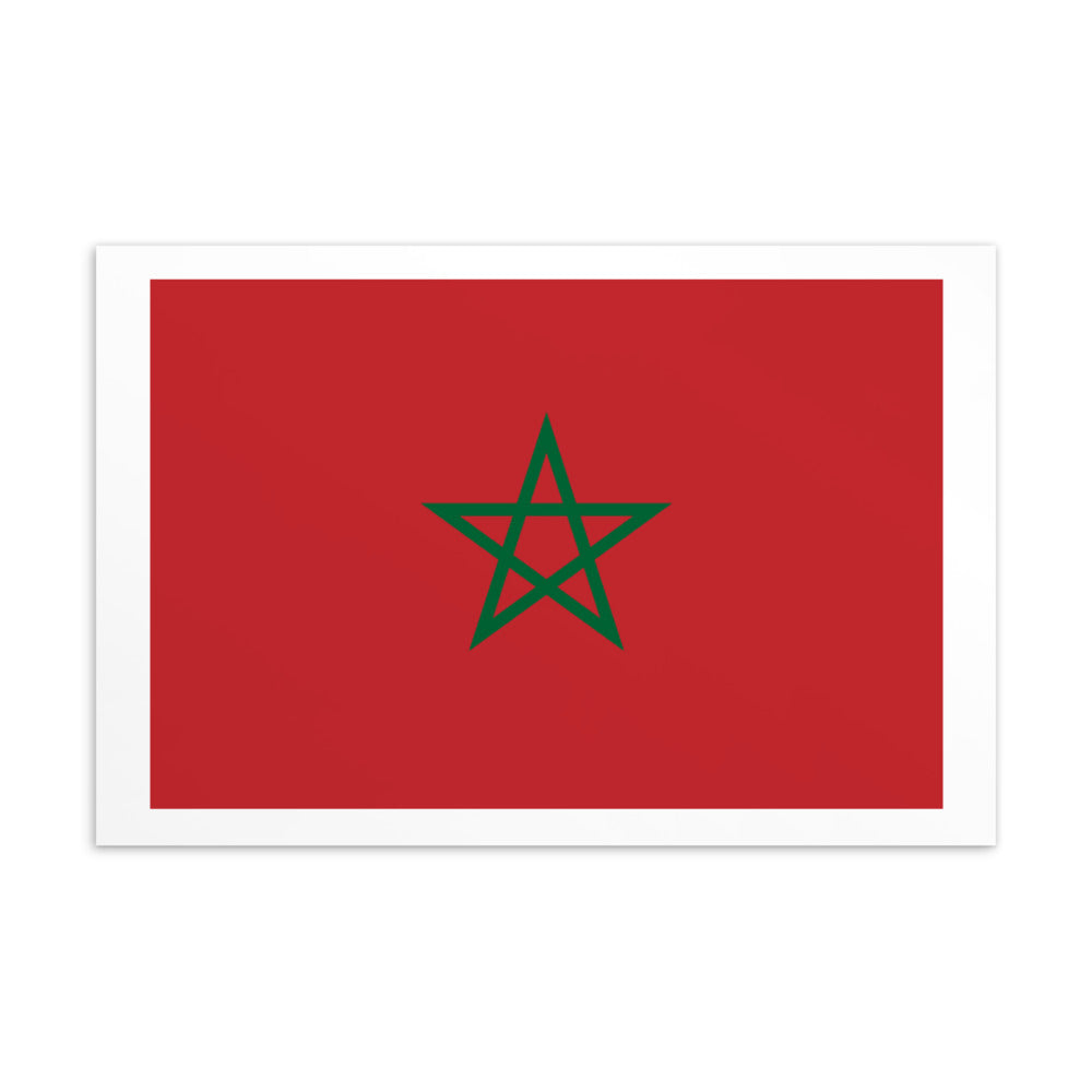 National Flag Postcards - Collection 2 Morocco postcard