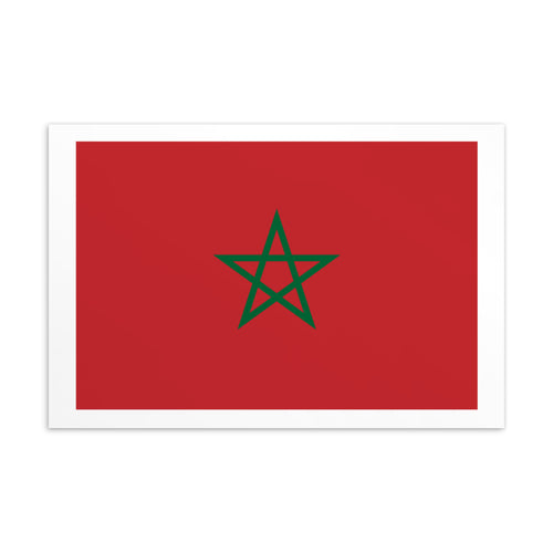 National Flag Postcards - Collection 2 Morocco / 4×6