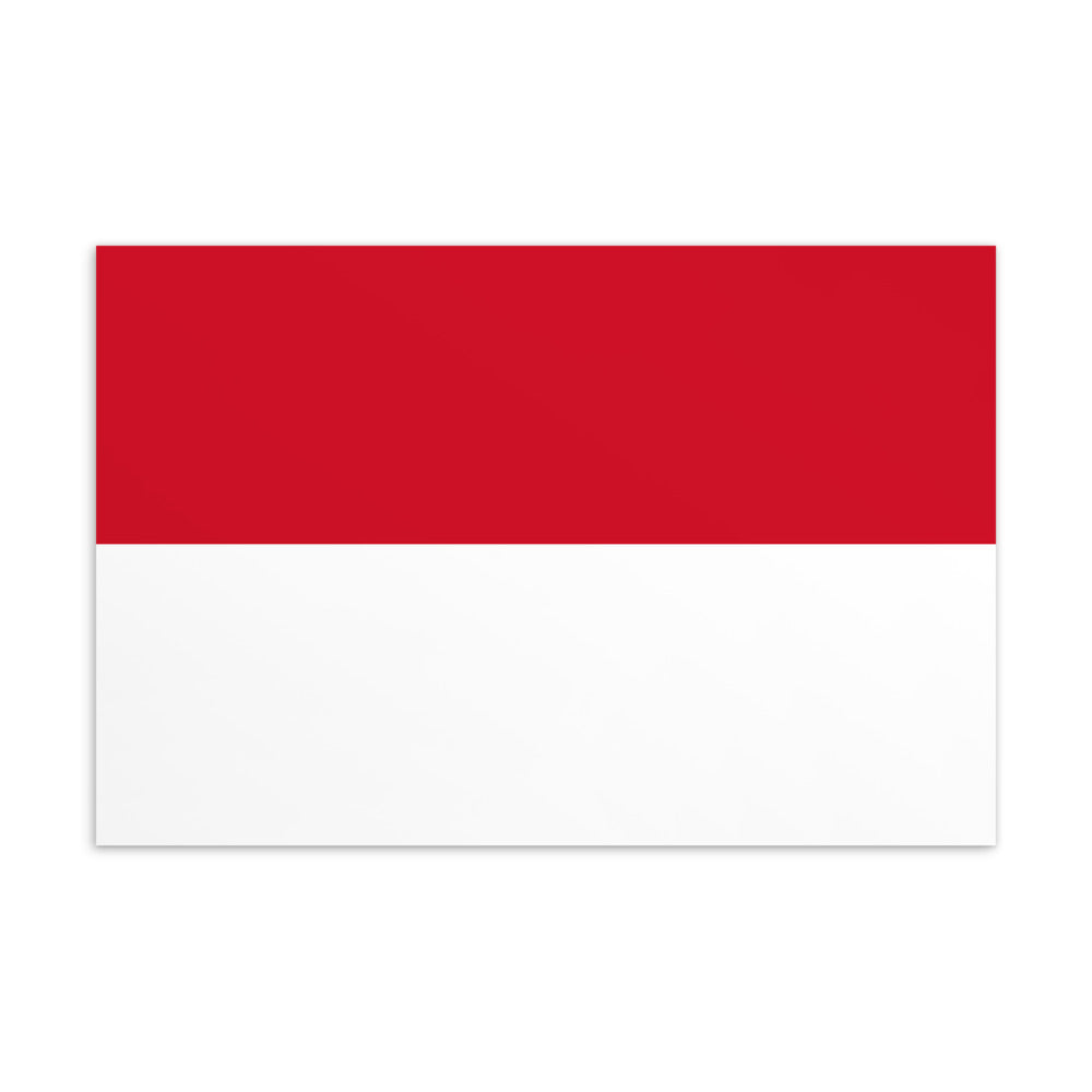 National Flag Postcards - Collection 2 Monaco postcard