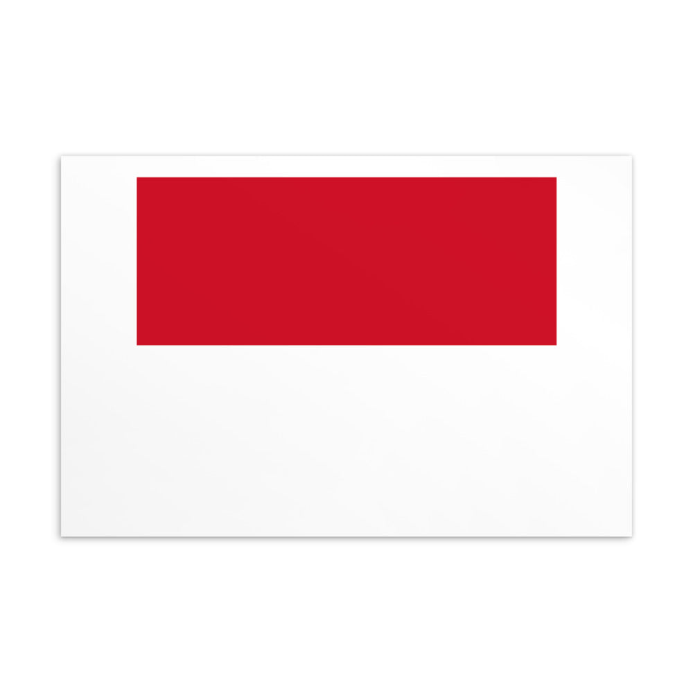 National Flag Postcards - Collection 2 Monaco postcard