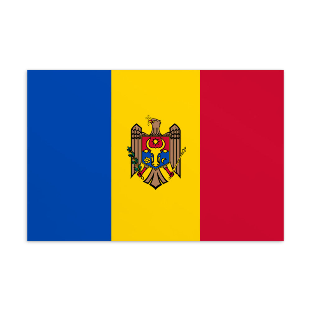 National Flag Postcards - Collection 2 Moldova postcard