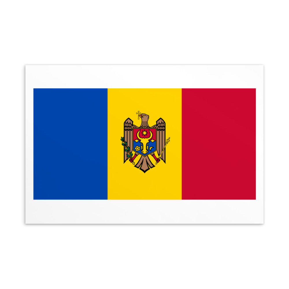 National Flag Postcards - Collection 2 Moldova postcard