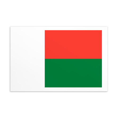 National Flag Postcards - Collection 2 Madagascar / 4×6