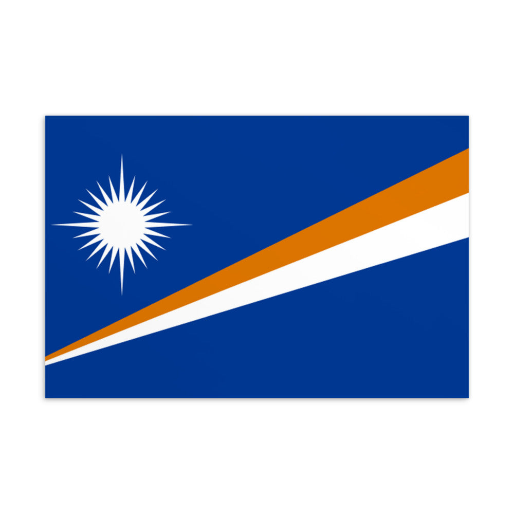 National Flag Postcards - Collection 2 Marshall Islands postcard
