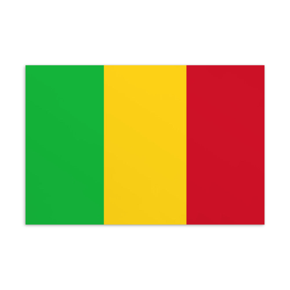National Flag Postcards - Collection 2 Mali postcard