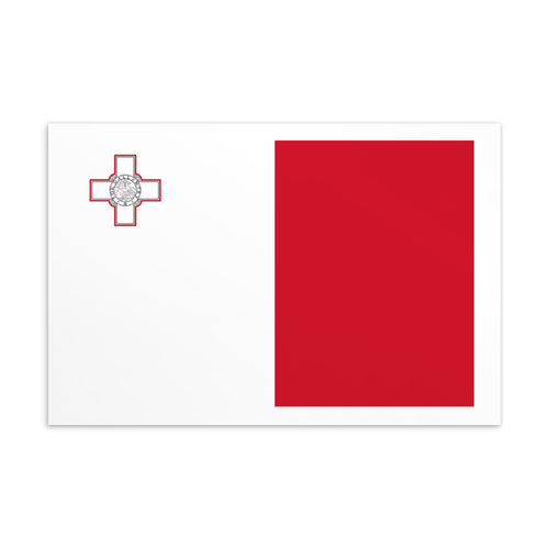 National Flag Postcards - Collection 2 Malta / 4×6