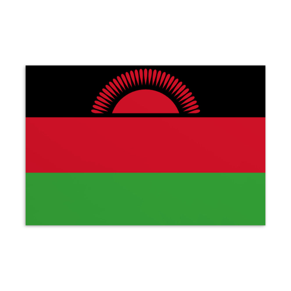 National Flag Postcards - Collection 2 Malawi postcard