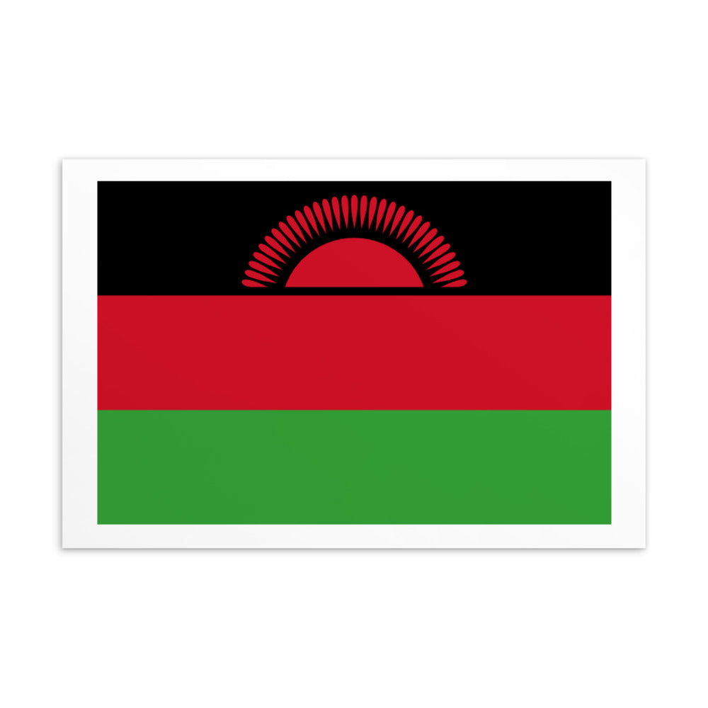 National Flag Postcards - Collection 2 Malawi postcard