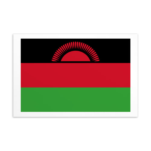 National Flag Postcards - Collection 2 Malawi / 4×6