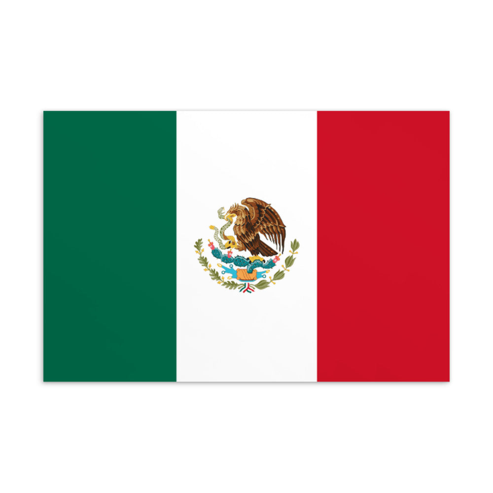 National Flag Postcards - Collection 2 Mexico postcard