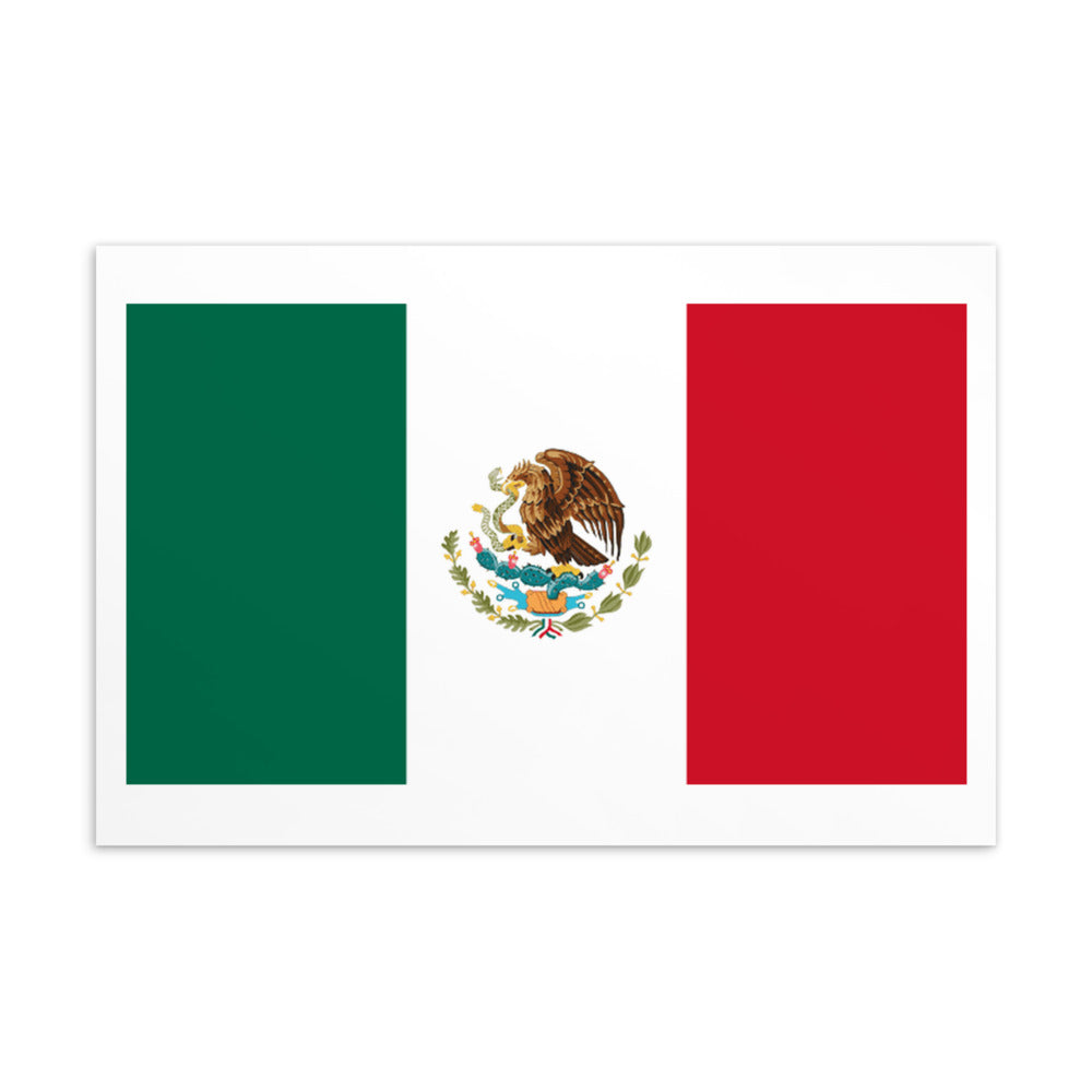 National Flag Postcards - Collection 2 Mexico postcard