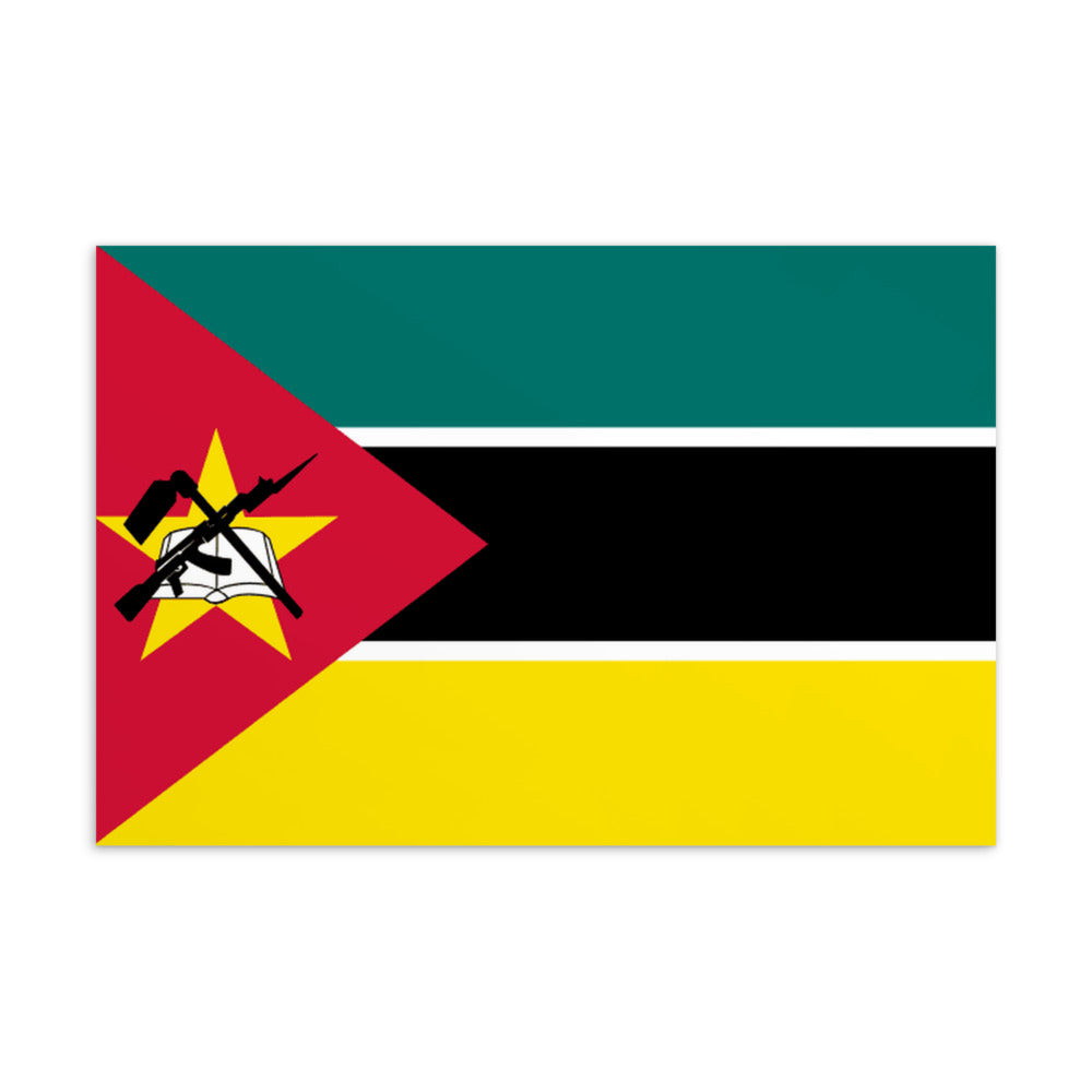 National Flag Postcards - Collection 2 Mozambique postcard