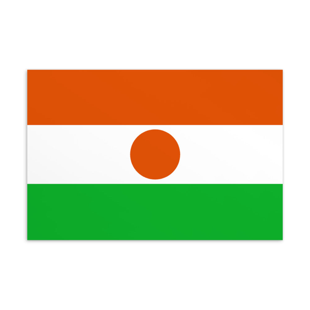 National Flag Postcards - Collection 2 Niger postcard