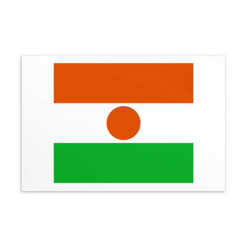 National Flag Postcards - Collection 2 Niger / 4×6