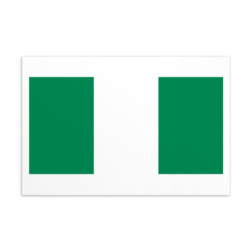 National Flag Postcards - Collection 2 Nigeria / 4×6