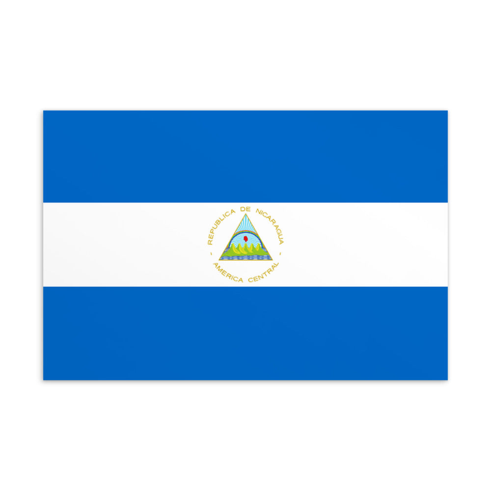 National Flag Postcards - Collection 2 Nicaragua postcard