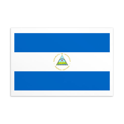 National Flag Postcards - Collection 2 Nicaragua / 4×6