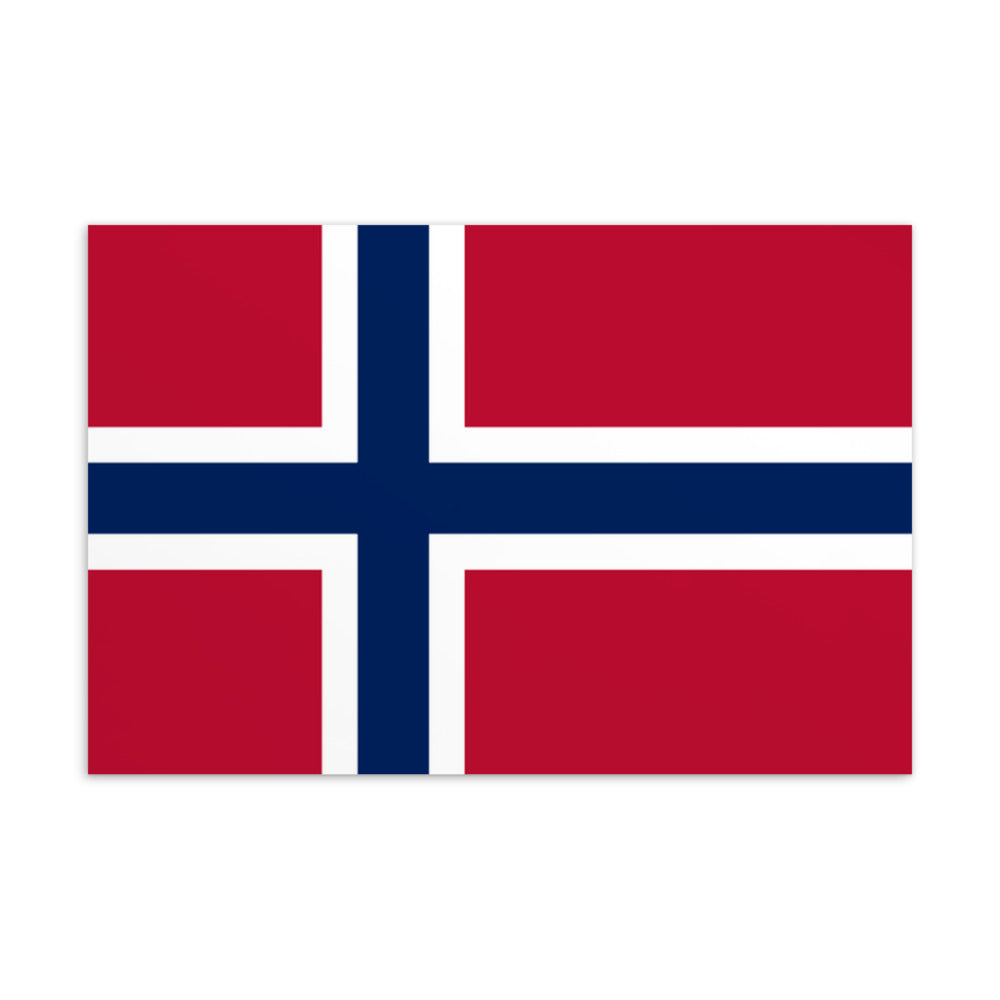 National Flag Postcards - Collection 2 Norway postcard