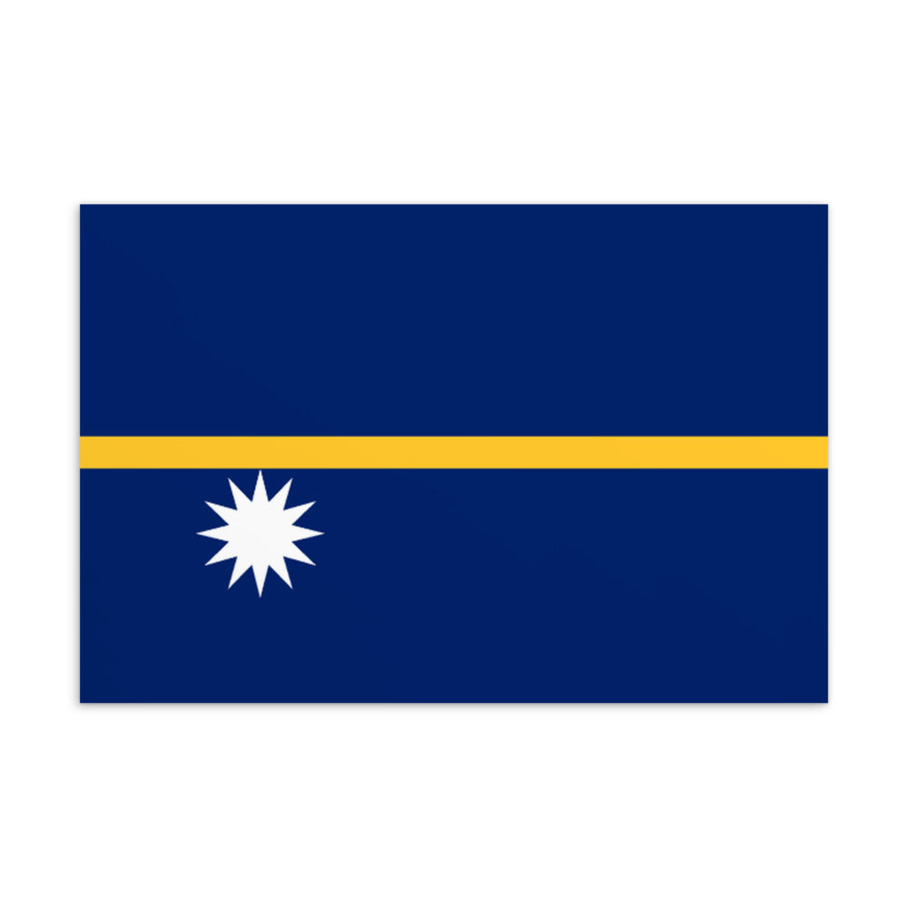 National Flag Postcards - Collection 2 Nauru postcard