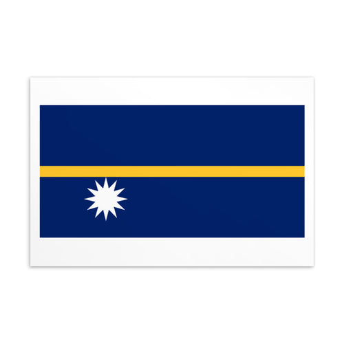 National Flag Postcards - Collection 2 Nauru / 4×6