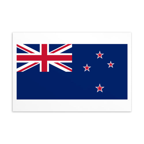 National Flag Postcards - Collection 2 New Zealand / 4×6