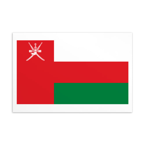 National Flag Postcards - Collection 2 Oman / 4×6