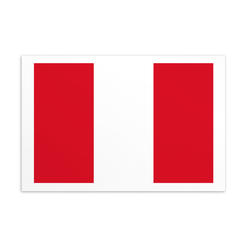 National Flag Postcards - Collection 2 Peru / 4×6