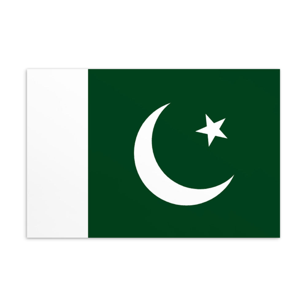 National Flag Postcards - Collection 2 Pakistan postcard