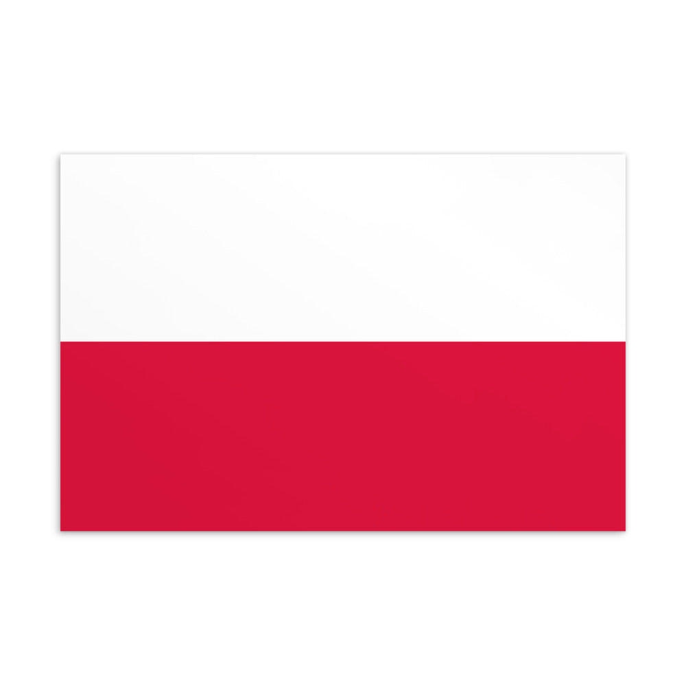 National Flag Postcards - Collection 2 Poland postcard