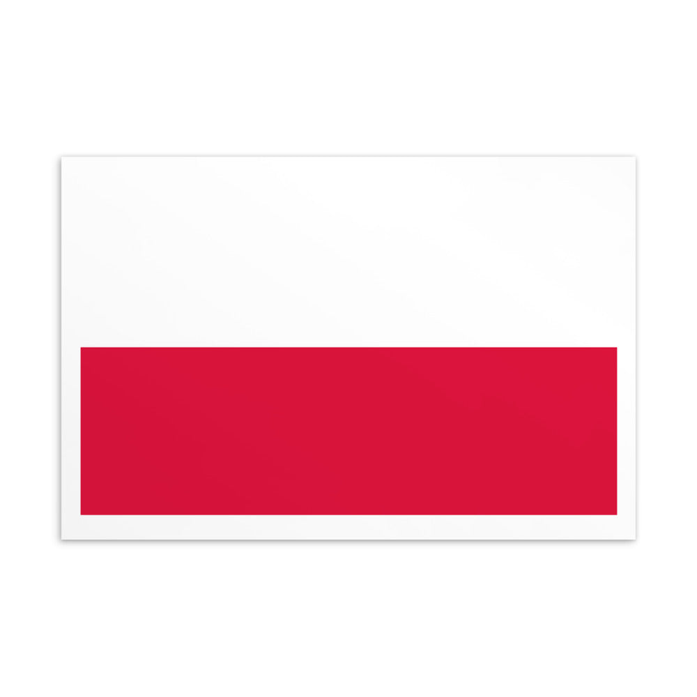 National Flag Postcards - Collection 2 Poland postcard
