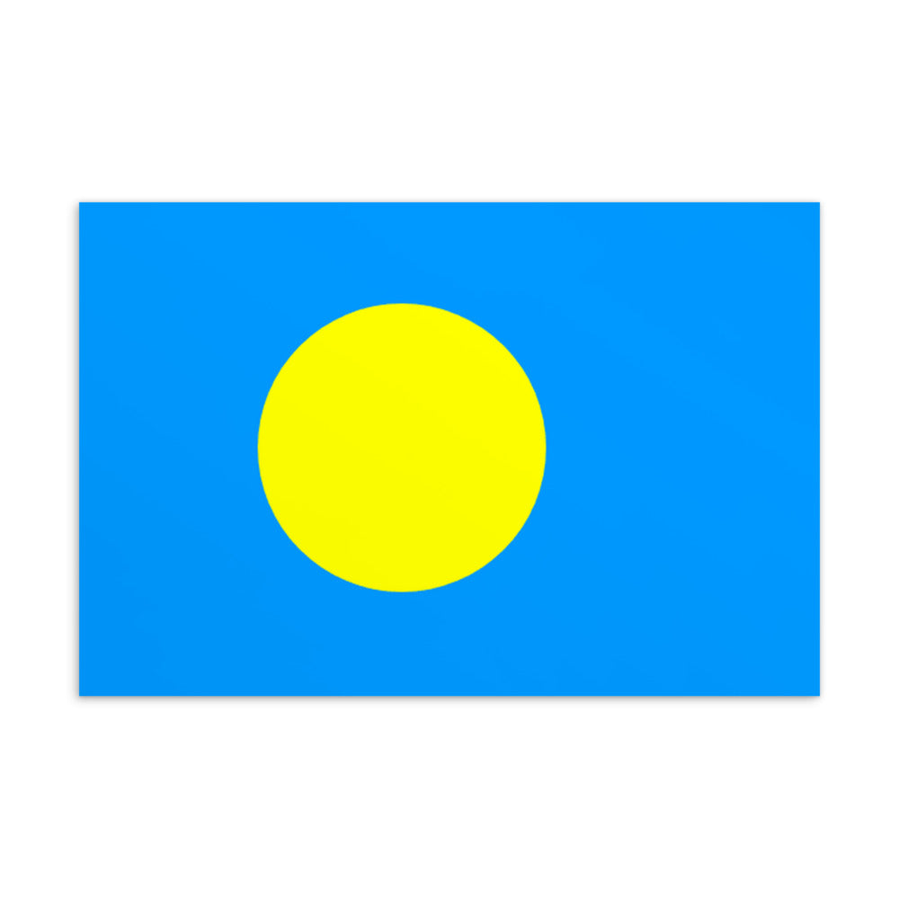 National Flag Postcards - Collection 2 Palau postcard