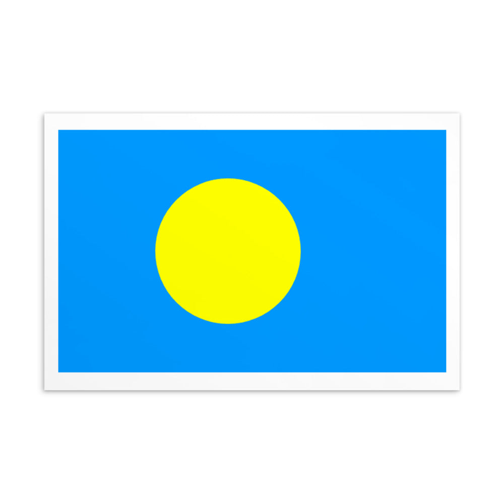 National Flag Postcards - Collection 2 Palau postcard