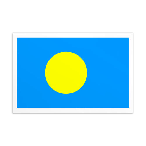 National Flag Postcards - Collection 2 Palau / 4×6