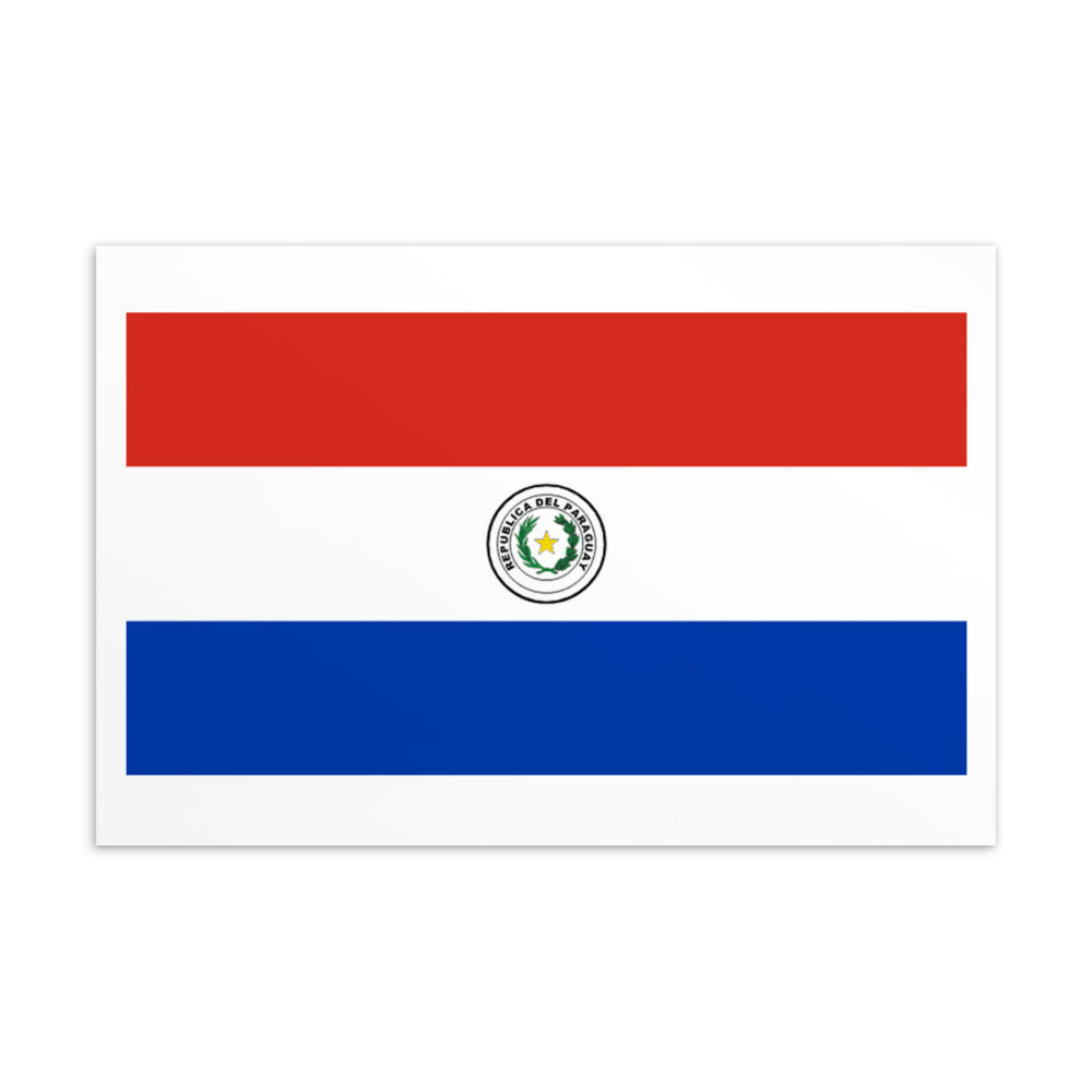 National Flag Postcards - Collection 2 Paraguay postcard