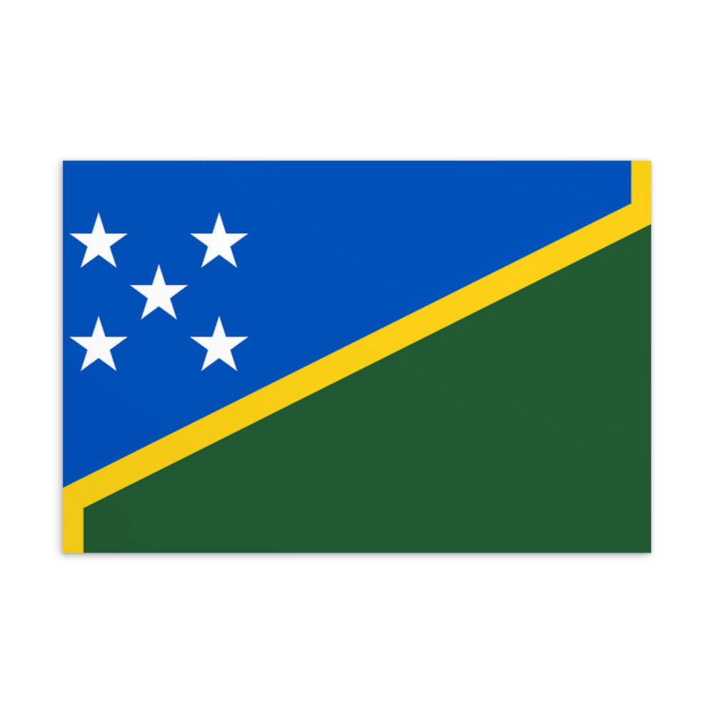 National Flag Postcards - Collection 2 Solomon Islands postcard