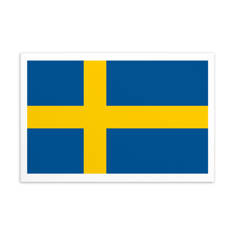 National Flag Postcards - Collection 2 Sweden postcard