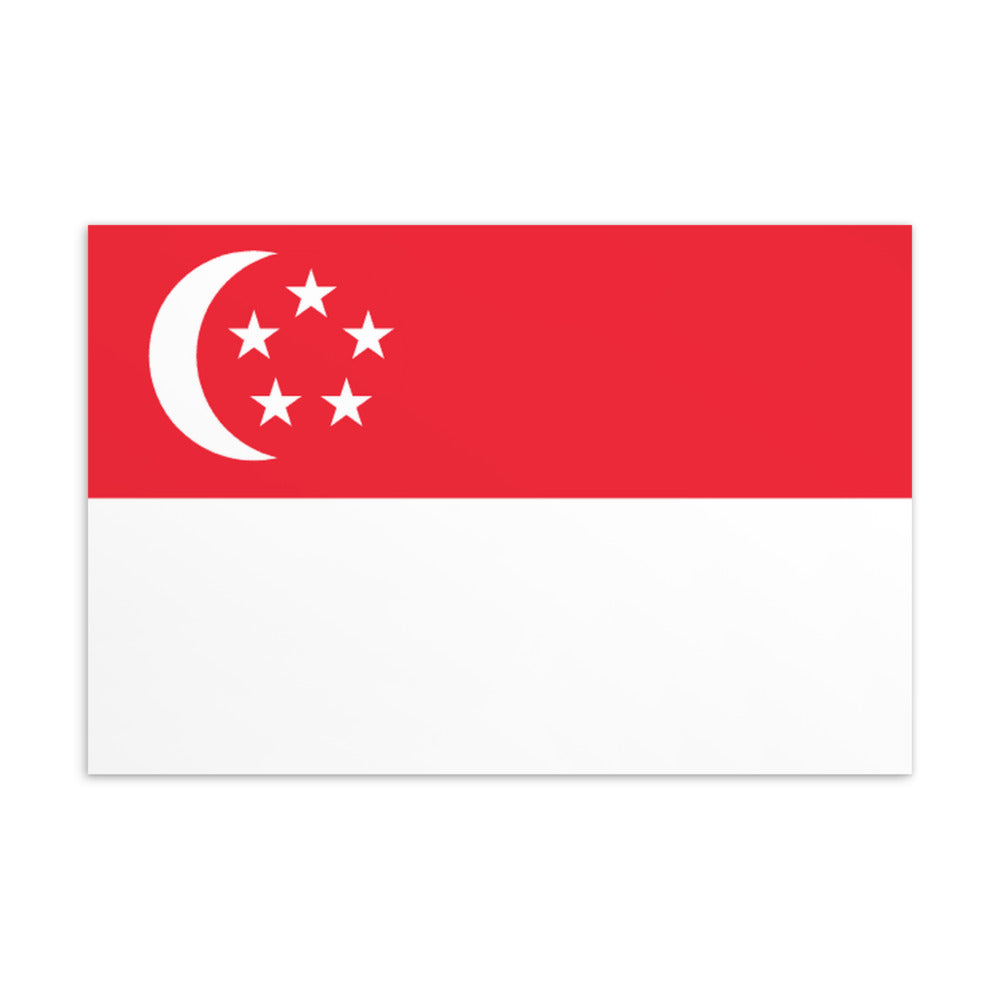 National Flag Postcards - Collection 2 Singapore postcard