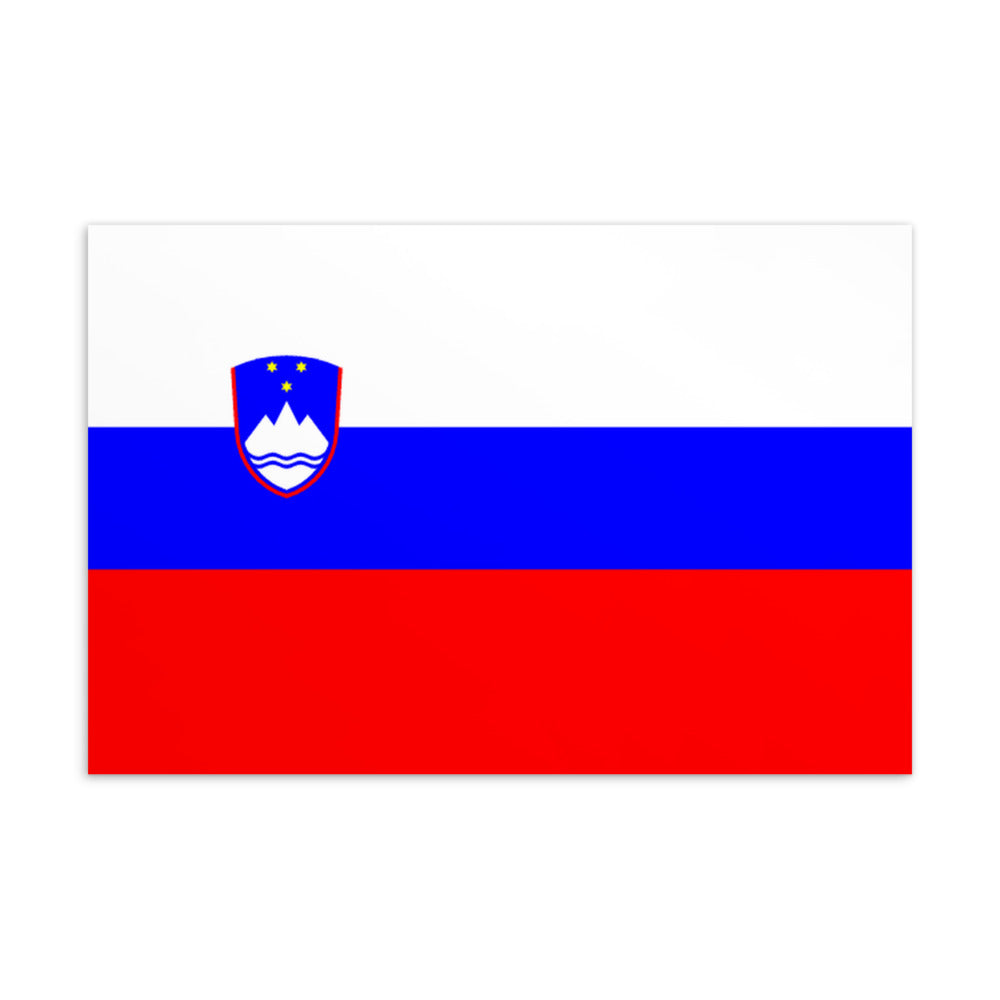 National Flag Postcards - Collection 2 Slovenia postcard