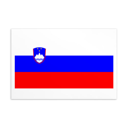 National Flag Postcards - Collection 2 Slovenia / 4×6