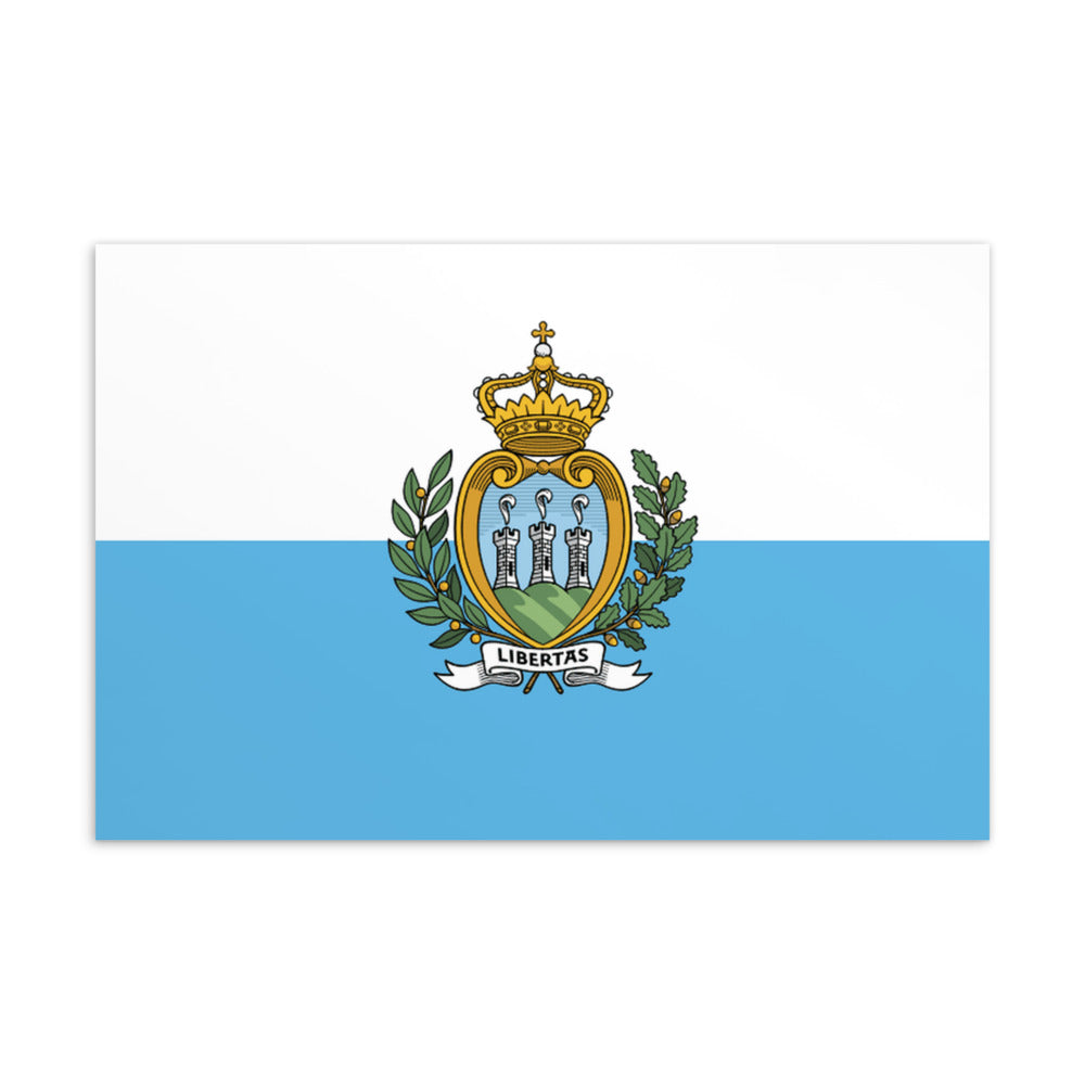 National Flag Postcards - Collection 2 San Marino postcard