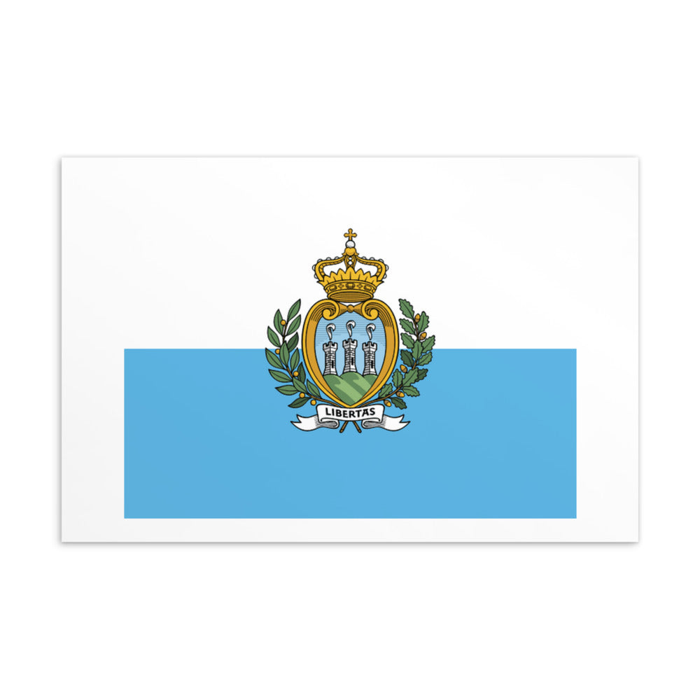 National Flag Postcards - Collection 2 San Marino postcard